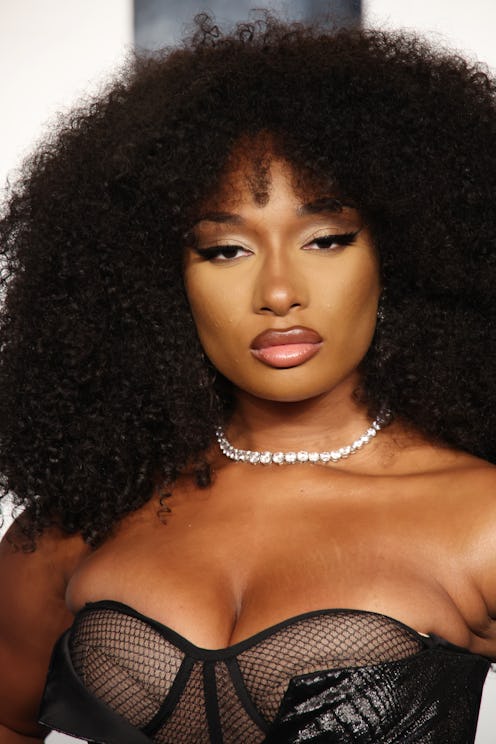 Megan Thee Stallion stunned in vintage Paco Rabanne at Hollywood Reporter event.