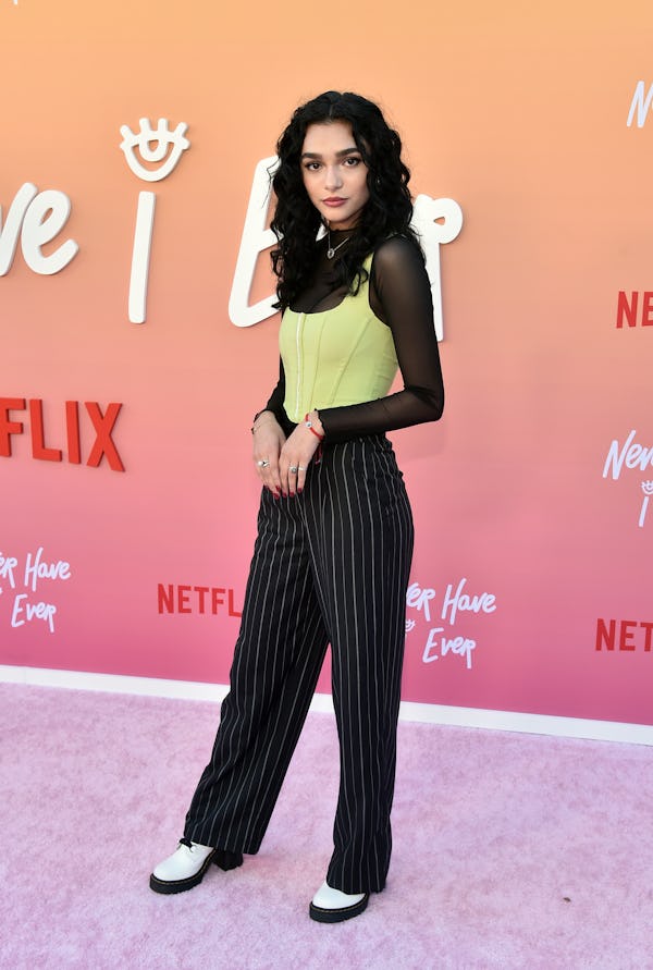 LOS ANGELES, CALIFORNIA - AUGUST 11: Paulina Chávez attends Los Angeles Premiere of Netflix's "Never...