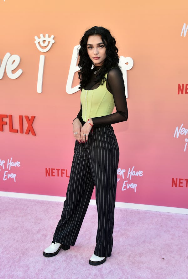 LOS ANGELES, CALIFORNIA - AUGUST 11: Paulina Chávez attends Los Angeles Premiere of Netflix’s “Never…