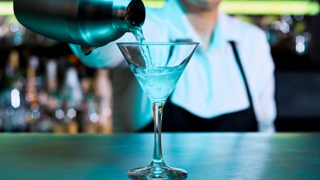 A mom looking for quiet time goes to a bar to be alone.