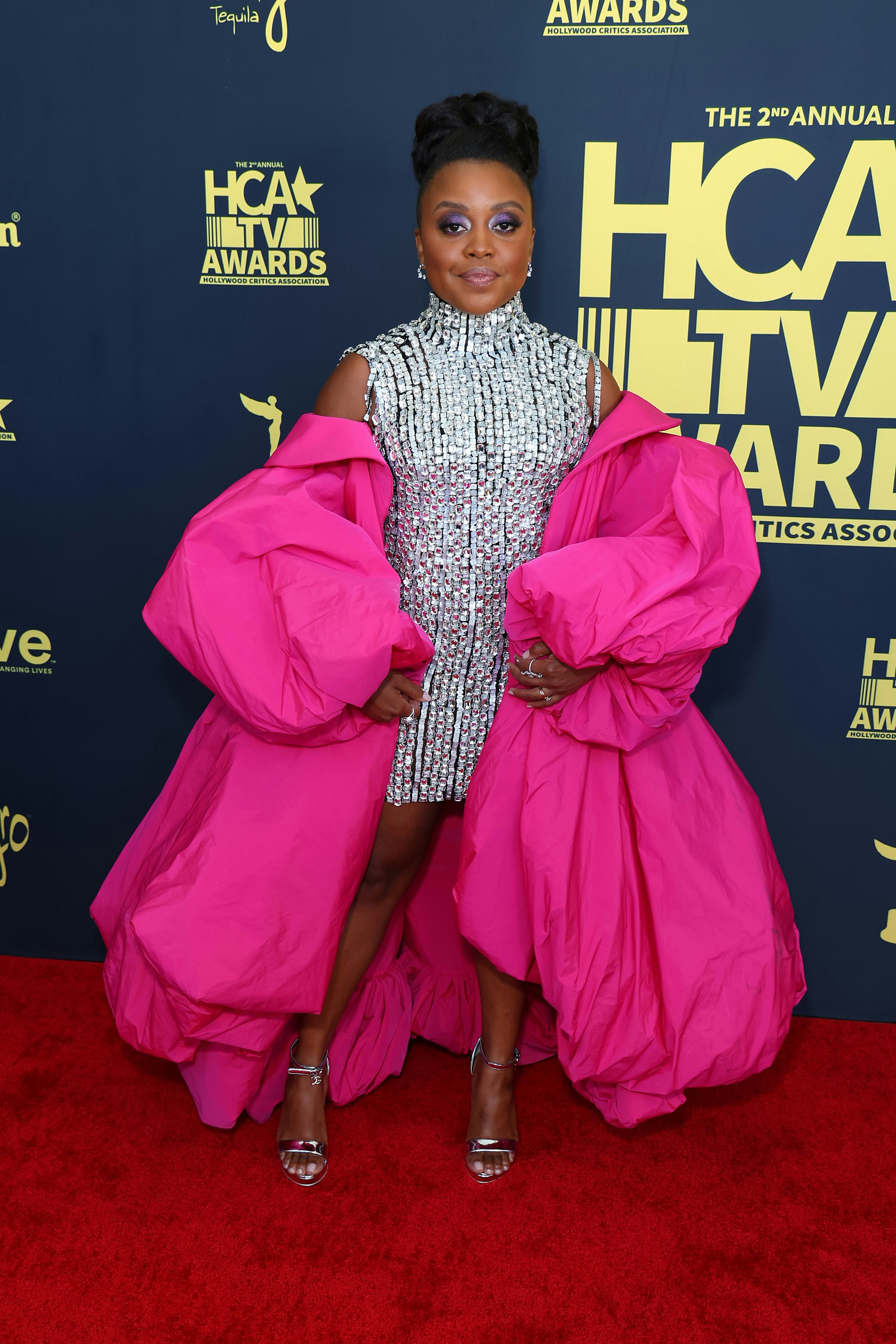 Quinta Brunson&rsquo;s red carpet style at the 2nd Annual HCA TV Awards Broadcast &amp; Cable.