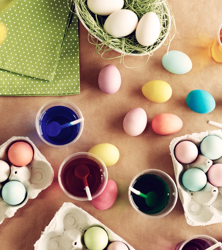 easter egg dying in an article about how to get easter dye off hands