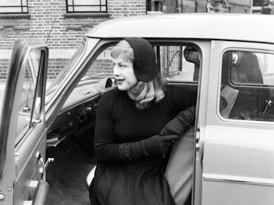 Roberta Cowell at Croydon court, four years after a sex change. Roberta was formerly Robert Cowell, ...