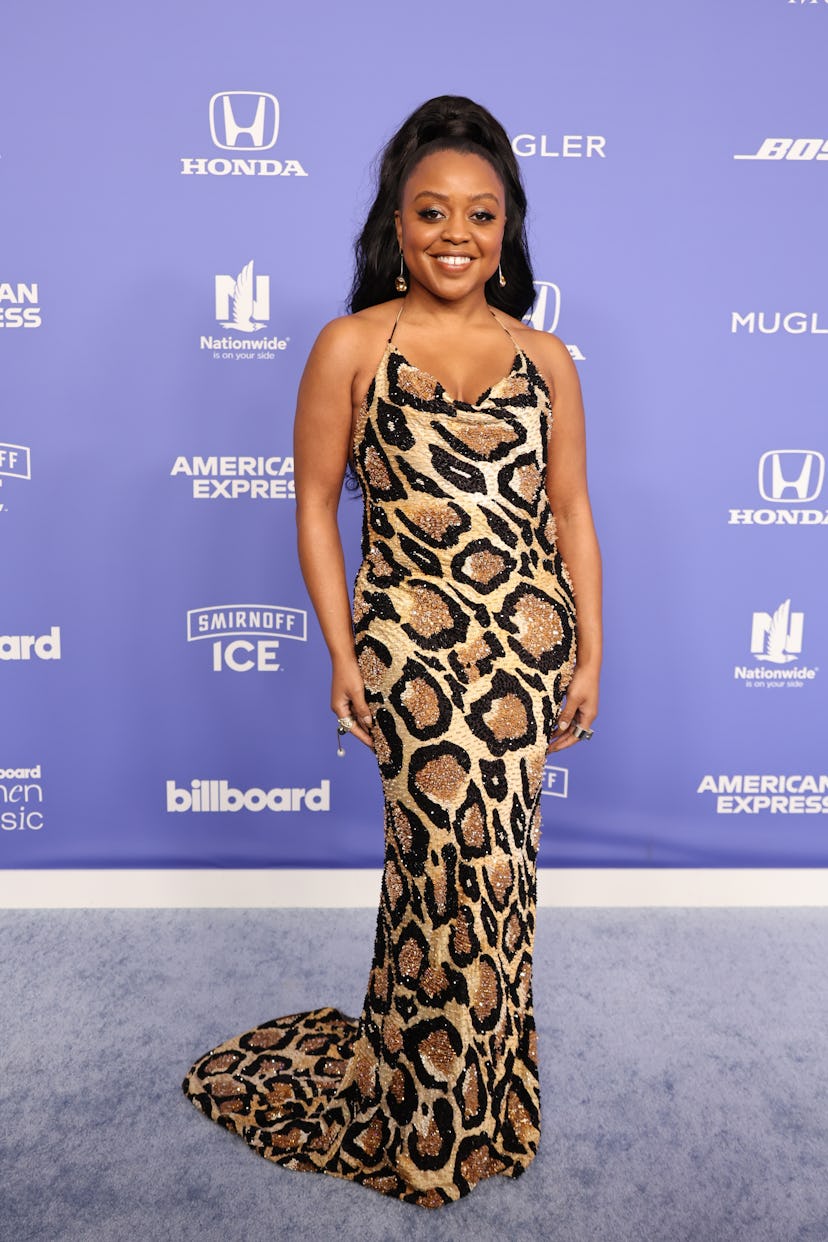 Quinta Brunson’s red carpet style at the 2023 Billboard Women In Music.