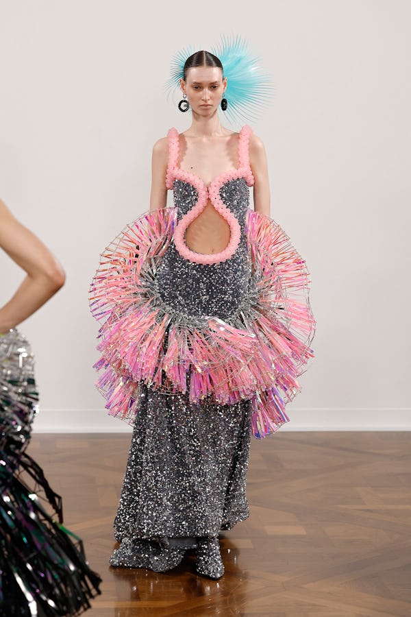 A model at Germanier.