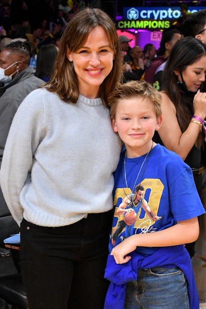 Jennifer Garner had fun with son Samuel.