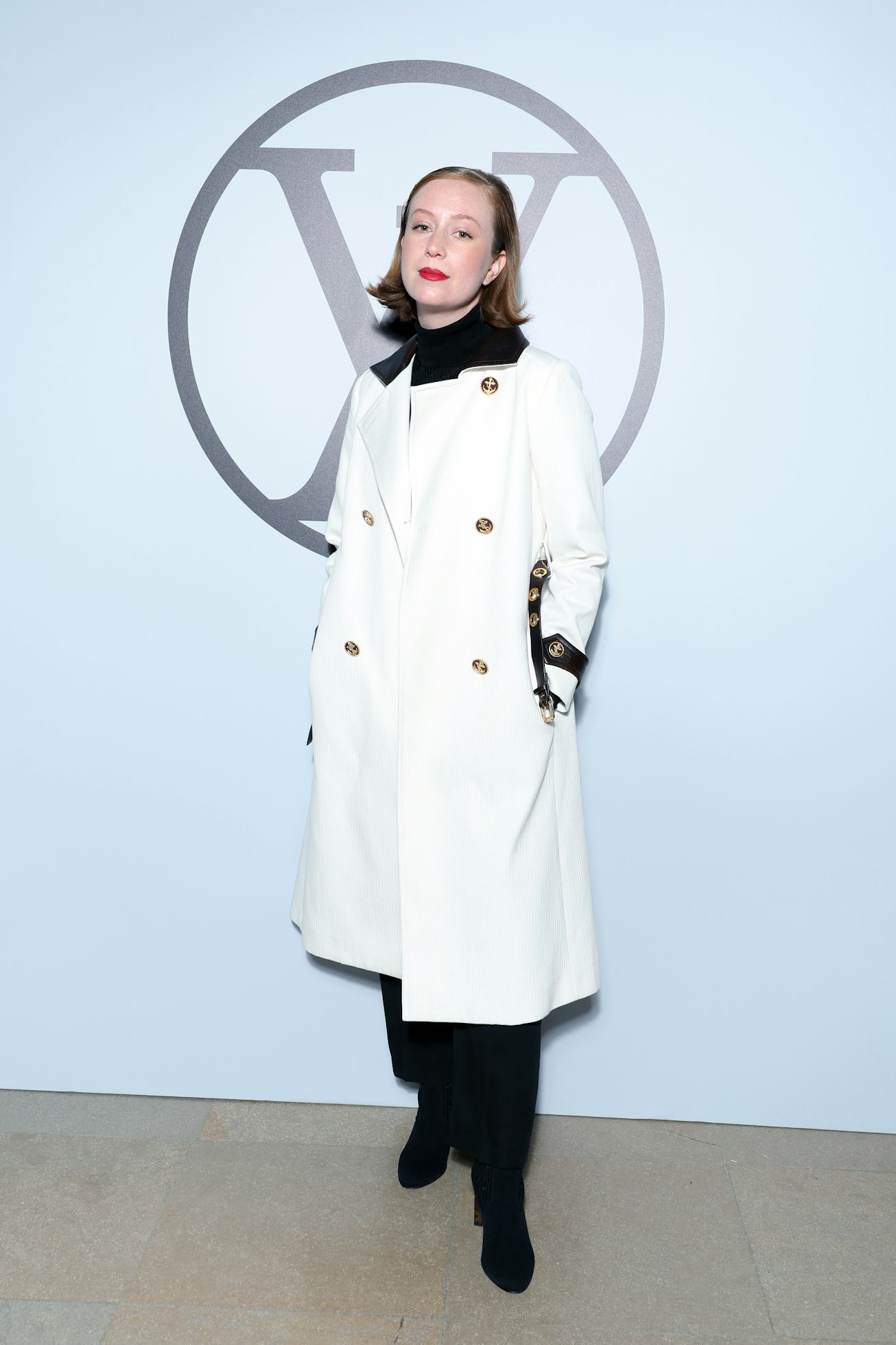 PARIS, FRANCE - MARCH 06: Hannah Einbinder attends the Louis Vuitton Womenswear Fall Winter 2023-202...