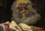 Dying Saint Cecilia hears a celestial concert, 1869. Found in the collection of the Musée des Beaux-...