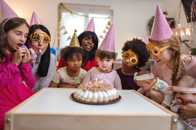 Little girl blowing her birthday candle. A parent turned to Reddit explaining that a parent brings b...