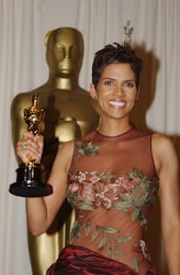 Halle Berry during The 74th Annual Academy Awards - Press Room at Kodak Theater in Hollywood, Califo...
