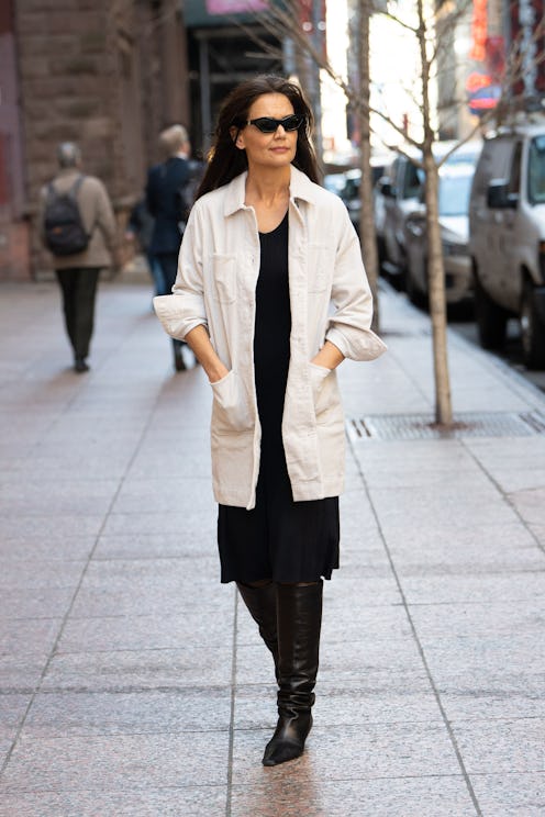 Katie Holmes street style