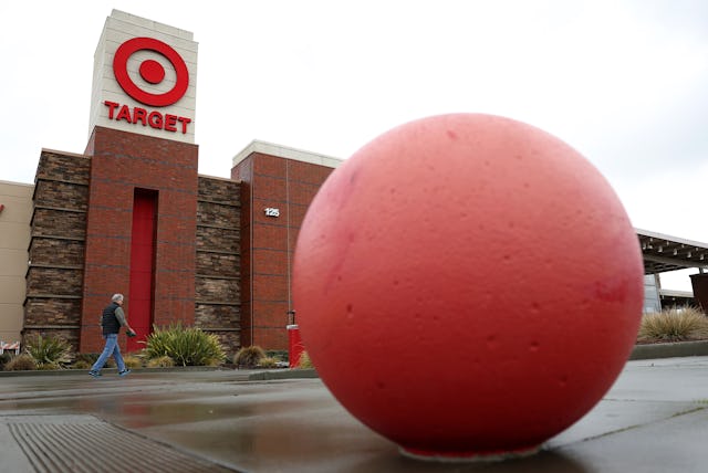 SAN RAFAEL, CALIFORNIA - FEBRUARY 28: A customer walks into a Target store on February 28, 2023 in S...