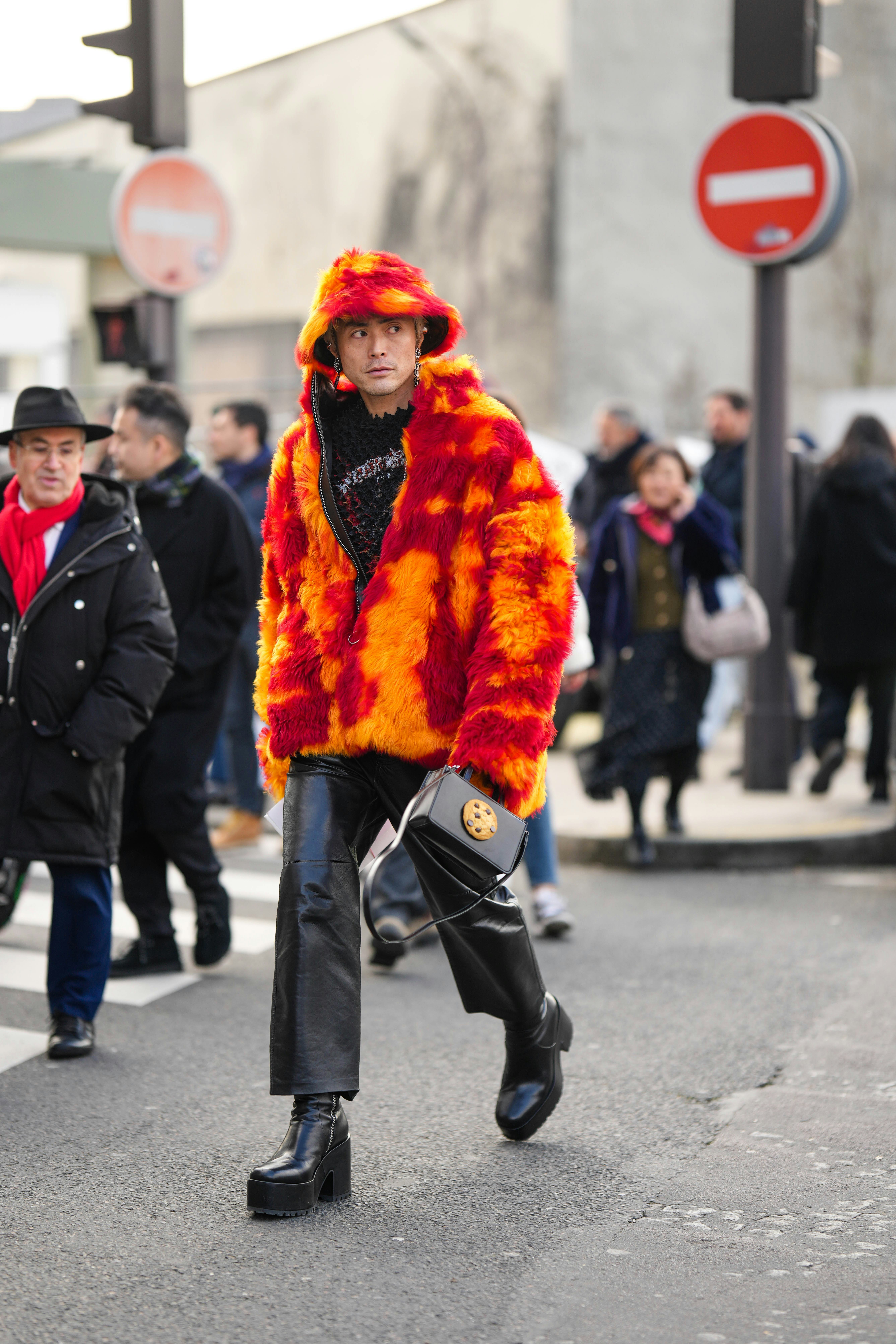 Street style at New York Fashion Week.