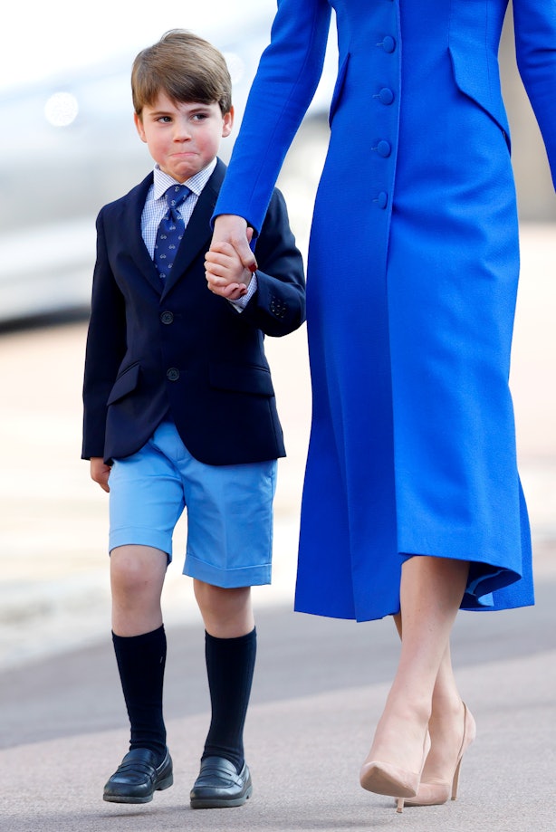 Prince Louis Made His Royal Easter Debut & He Was A Gentleman In Shorts