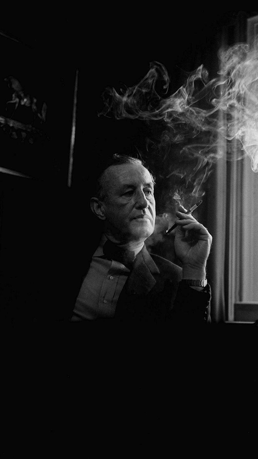 Author Ian Fleming, the creator of James Bond. 7th November 1963. (Photo by Bela Zola/Daily Mirror/M...