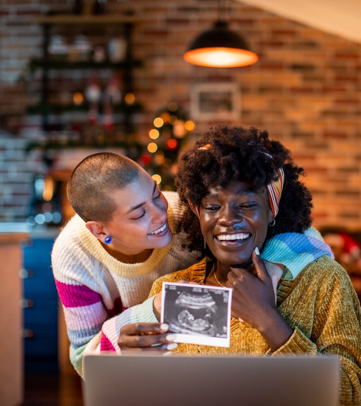 a couple in an article about what not to say to a pregnant person on mothers day