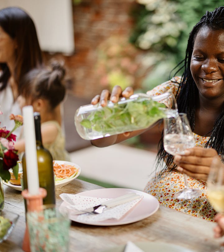 a pregnant person celebrating mother's day