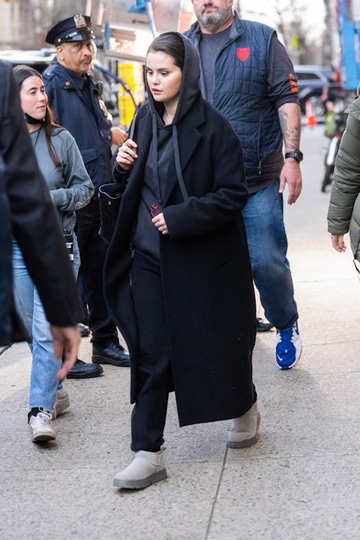 Selena Gomez was seen filming “Only Murders in the Building” on April 04, 2023 in New York City.