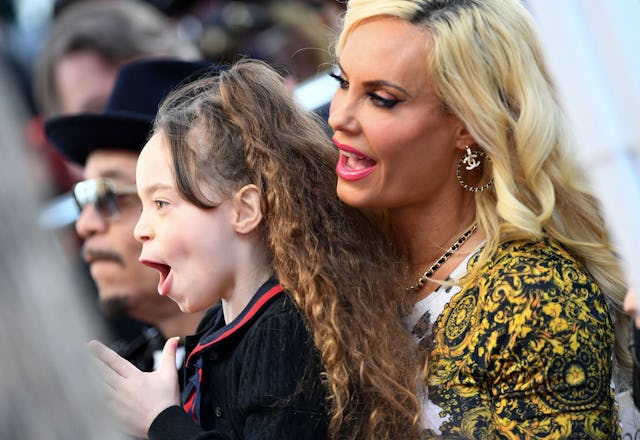 US rapper and actor Ice-T's wife Coco Austin and daughter Chanel attend his Hollywood Walk of Fame s...