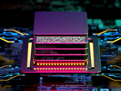 Central Computer Processor digital concept
