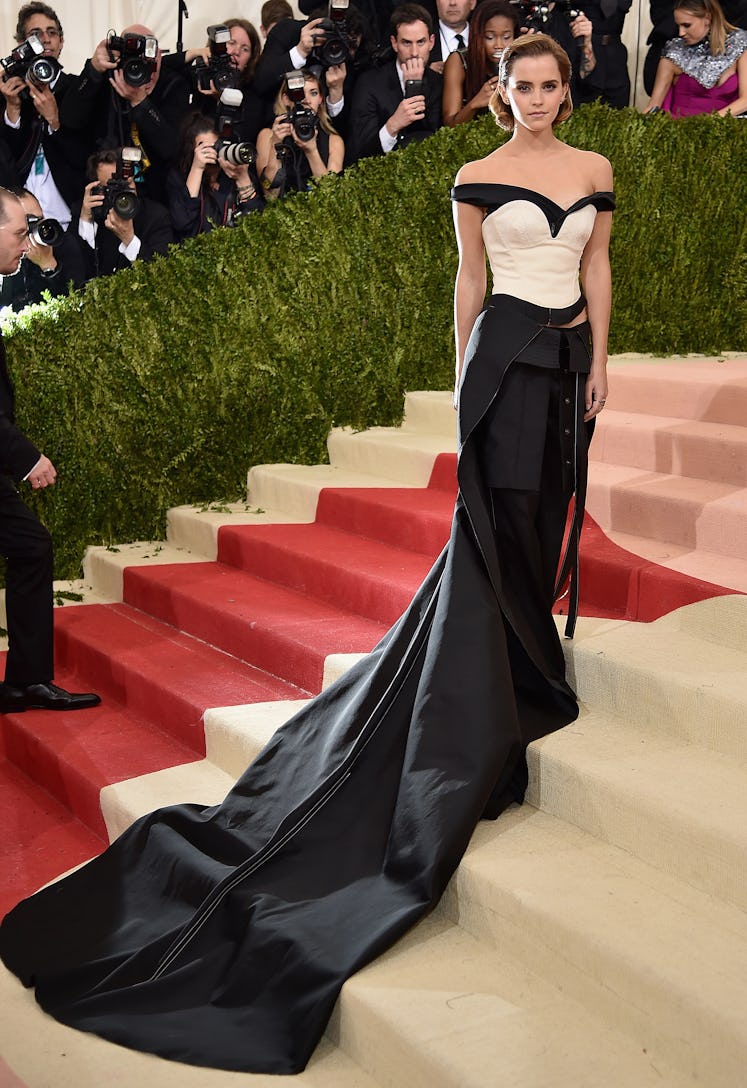 Emma Watson attends the 'Manus x Machina: Fashion In An Age Of Technology' Costume Institute Gala 