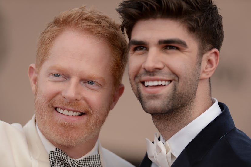 Jesse Tyler Ferguson and Justin Mikita (Photo by Stewart Cook/WWD/Penske Media via Getty Images)