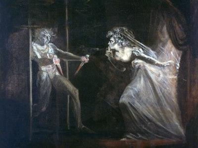 Lady Macbeth Seizing the Daggers', exhibited 1812, by Henry Fuseli. Discovered in the collection of ...