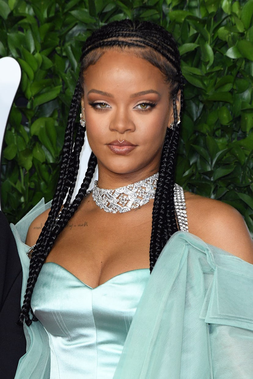 Rihanna fulani braids in 2021