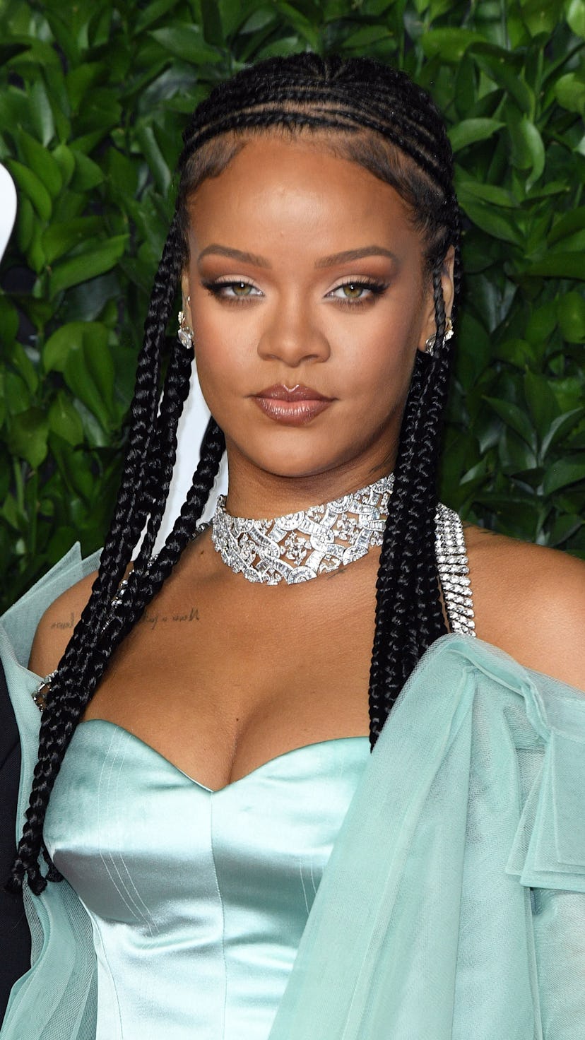 Rihanna fulani braids in 2021