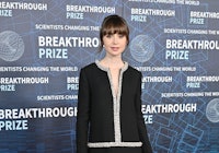 Lily Collins attends the 9th Annual Breakthrough Prize Ceremony 