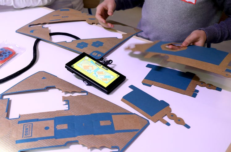 TORONTO, ON - MARCH 19: Next month, Nintendo launches Labo, a new idea where people have to make car...