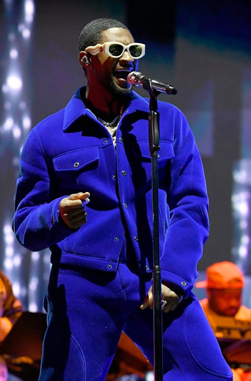 RALEIGH, NORTH CAROLINA - APRIL 01: Usher performs during the 2023 Dreamville Music festival at Doro...