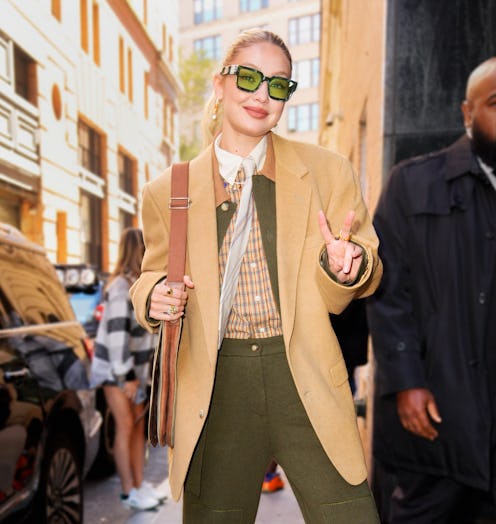Gigi Hadid's street style.
