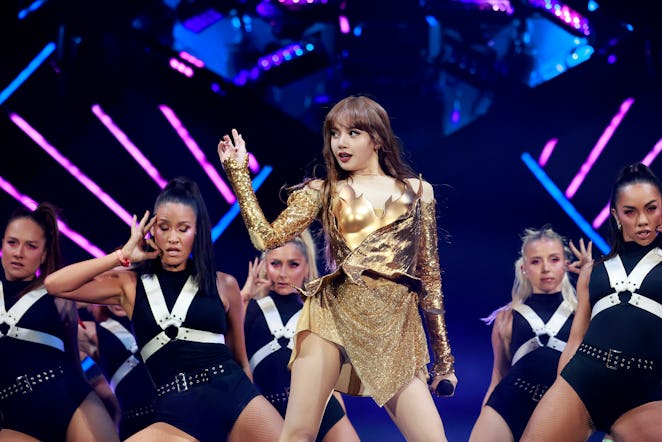 INDIO, CALIFORNIA - APRIL 22: Lisa of BLACKPINK performs at the Coachella Stage during the 2023 Coac...