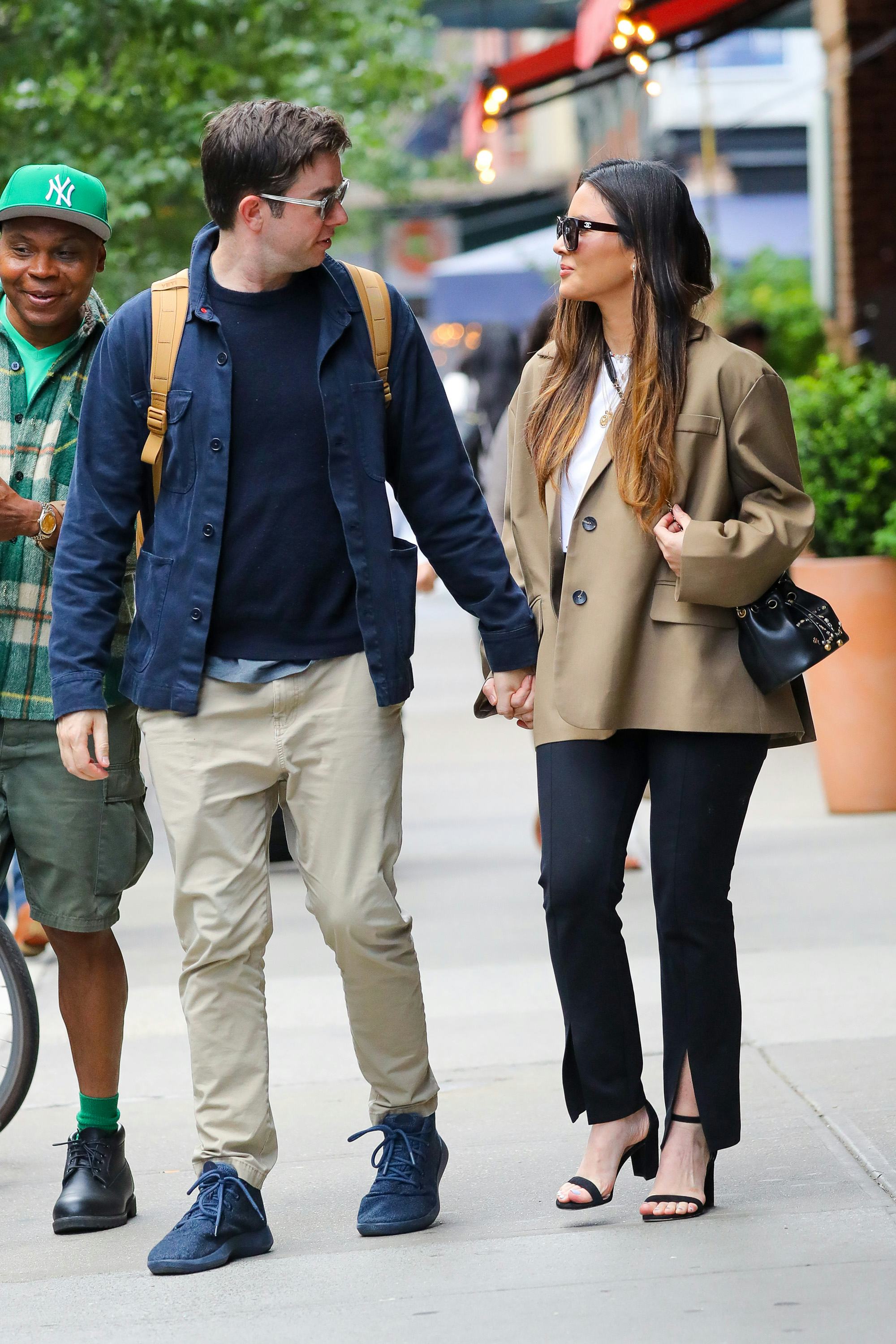 NEW YORK NY - JUNE 23: Olivia Munn and John Mulaney are seen holding hands on June 23, 2022 in New Y&hellip;