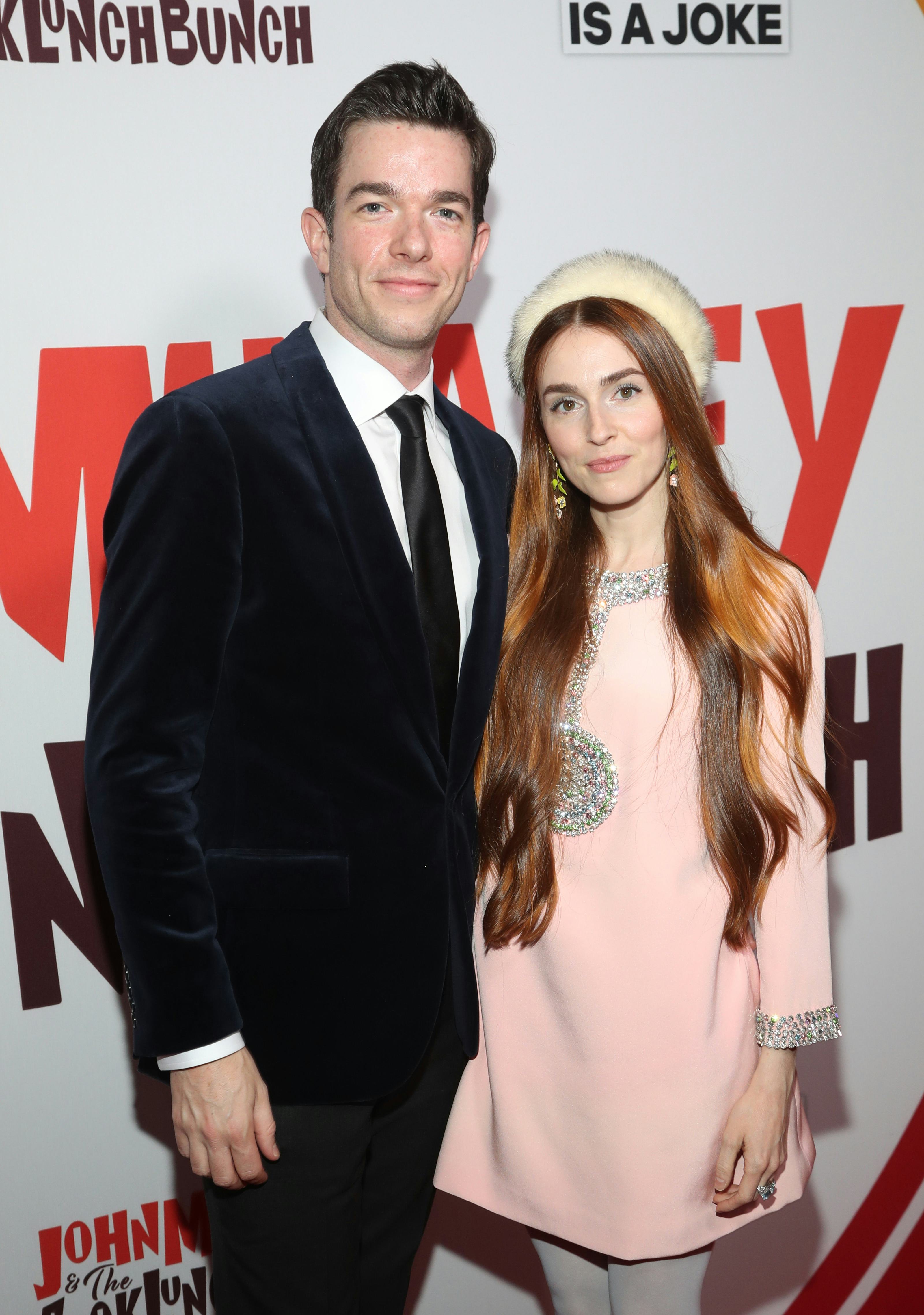 NEW YORK, NEW YORK - DECEMBER 16: John Mulaney and Annamarie Tendler attend the John Mulaney &amp; The S&hellip;