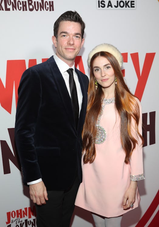 NEW YORK, NEW YORK - DECEMBER 16: John Mulaney and Annamarie Tendler attend the John Mulaney & The S…