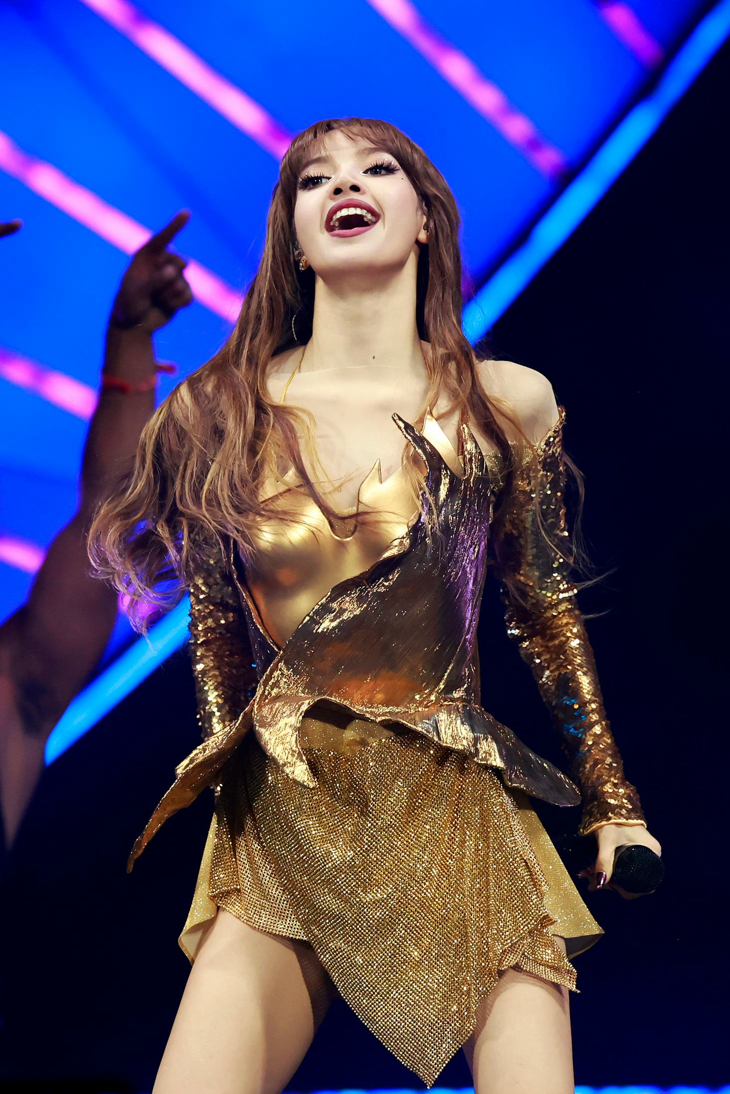 Lisa of BLACKPINK performed at Coachella 2023.