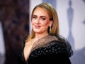 LONDON, ENGLAND - FEBRUARY 08: Adele attends The BRIT Awards 2022 at The O2 Arena on February 08, 20...