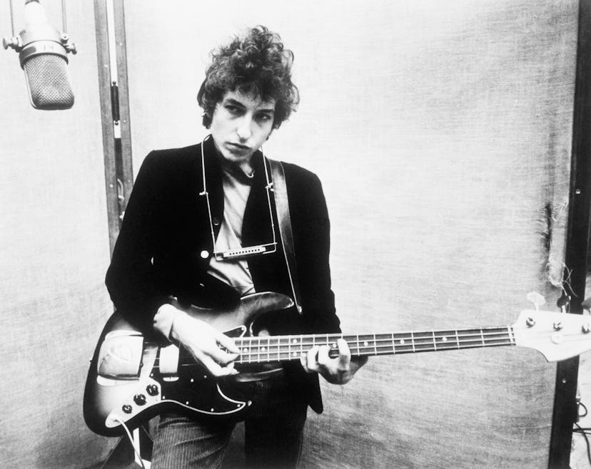 Music baby names inspiration Bob Dylan poses in 1968.
