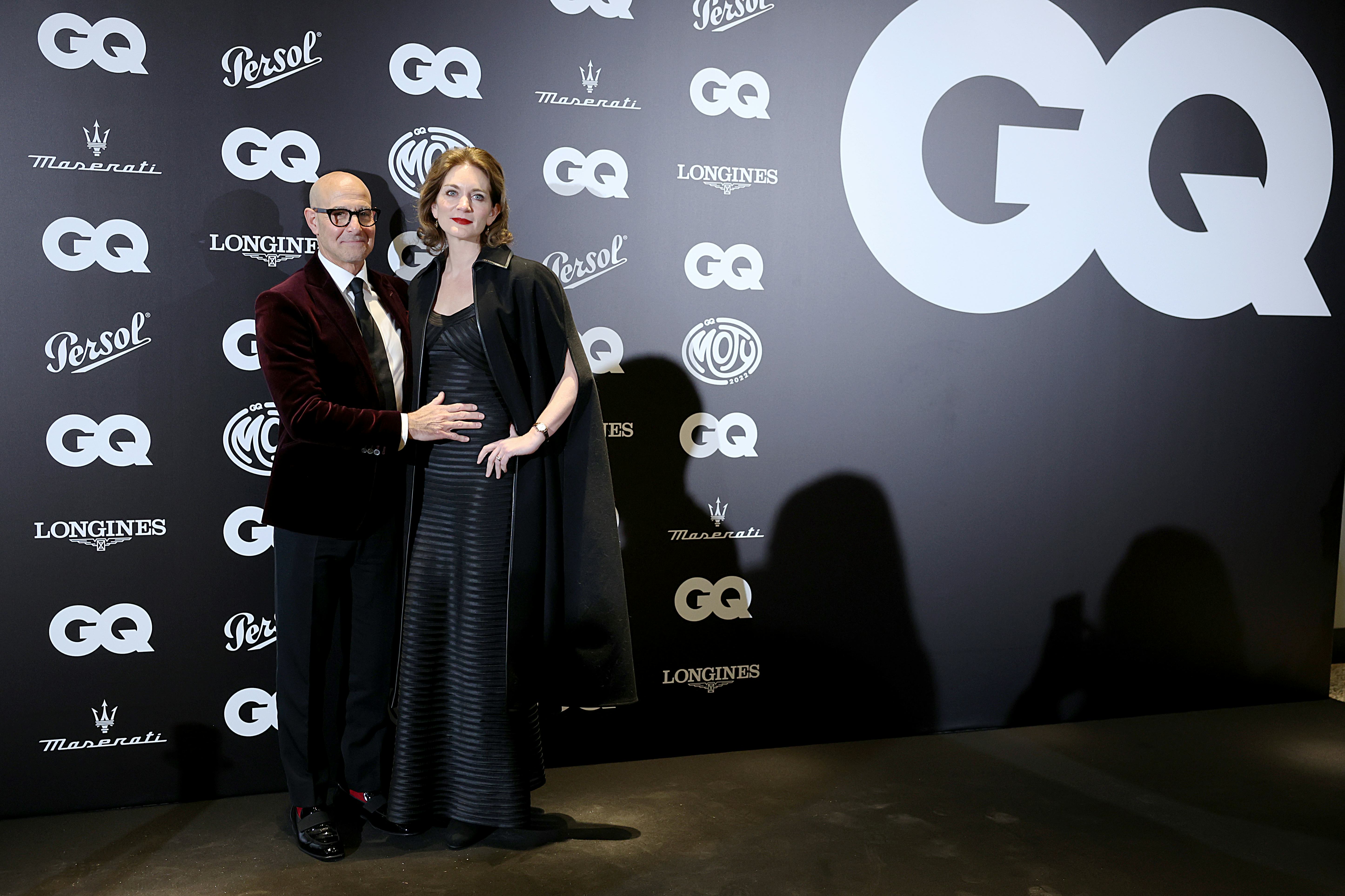 Stanley Tucci and Felicity Blunt attend the &ldquo;GQ Men Of The Year&rdquo; Red Carpet