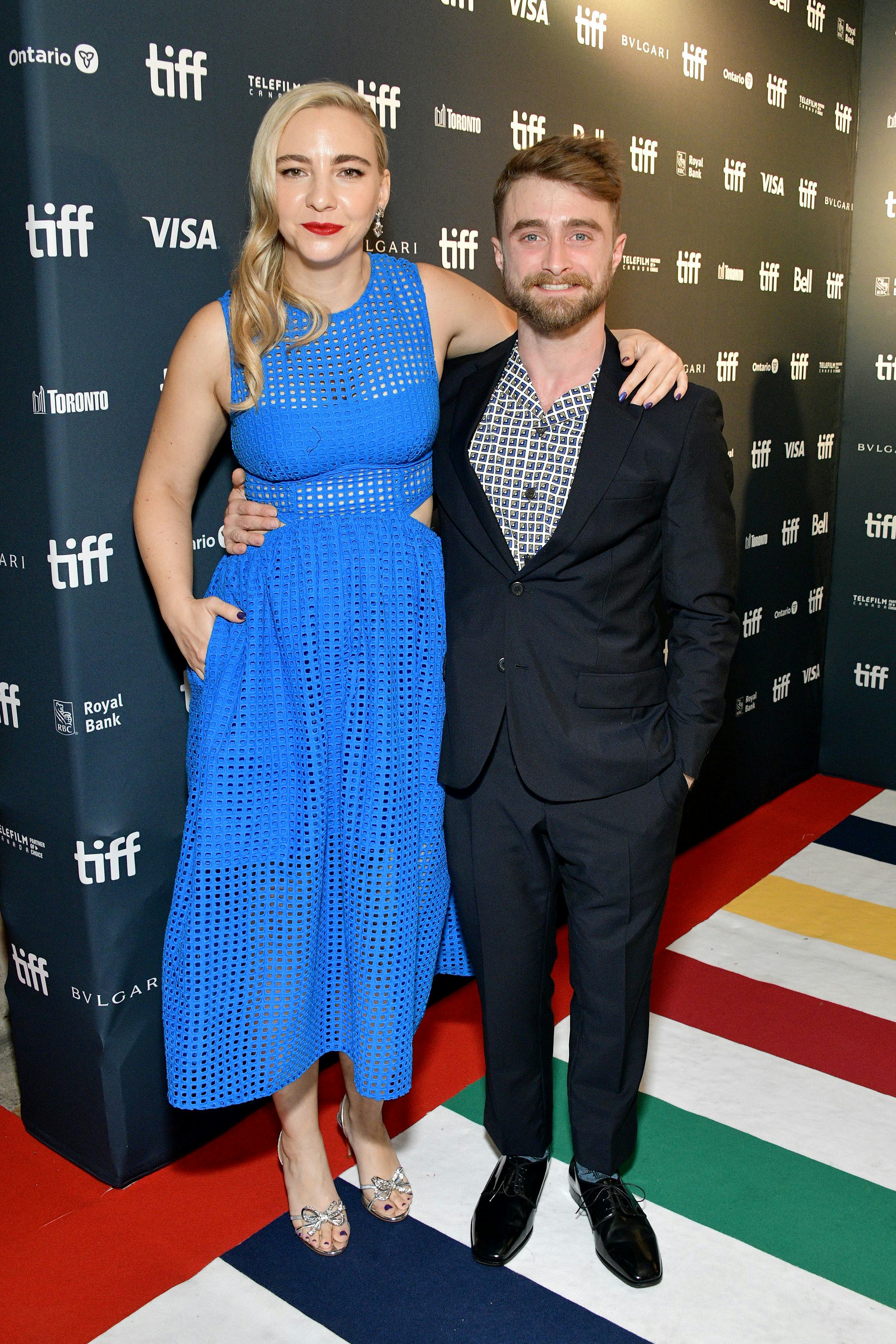 TORONTO, ONTARIO - SEPTEMBER 08: (L-R) Erin Darke and Daniel Radcliffe attend the &ldquo;Weird: The Al Yan&hellip;