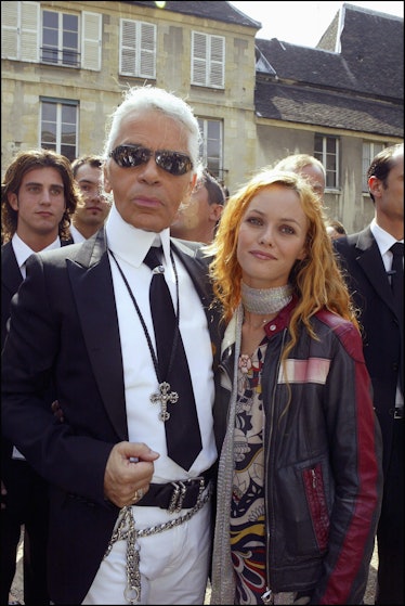FRANCE - JULY 08:  People At The Chanel Fashion Show Haute Couture Fall-Winter 2003-2004. 