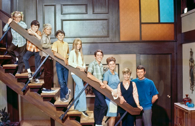 LOS ANGELES - JANUARY 1: The Brady Bunch. 1969.  From the top of the stairs down, Susan Olsen (as Ci...