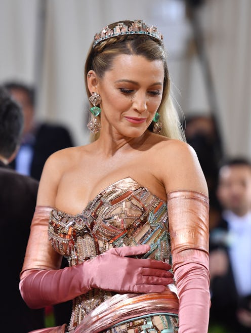 Blake Lively's hair at the 2022 Met Gala.