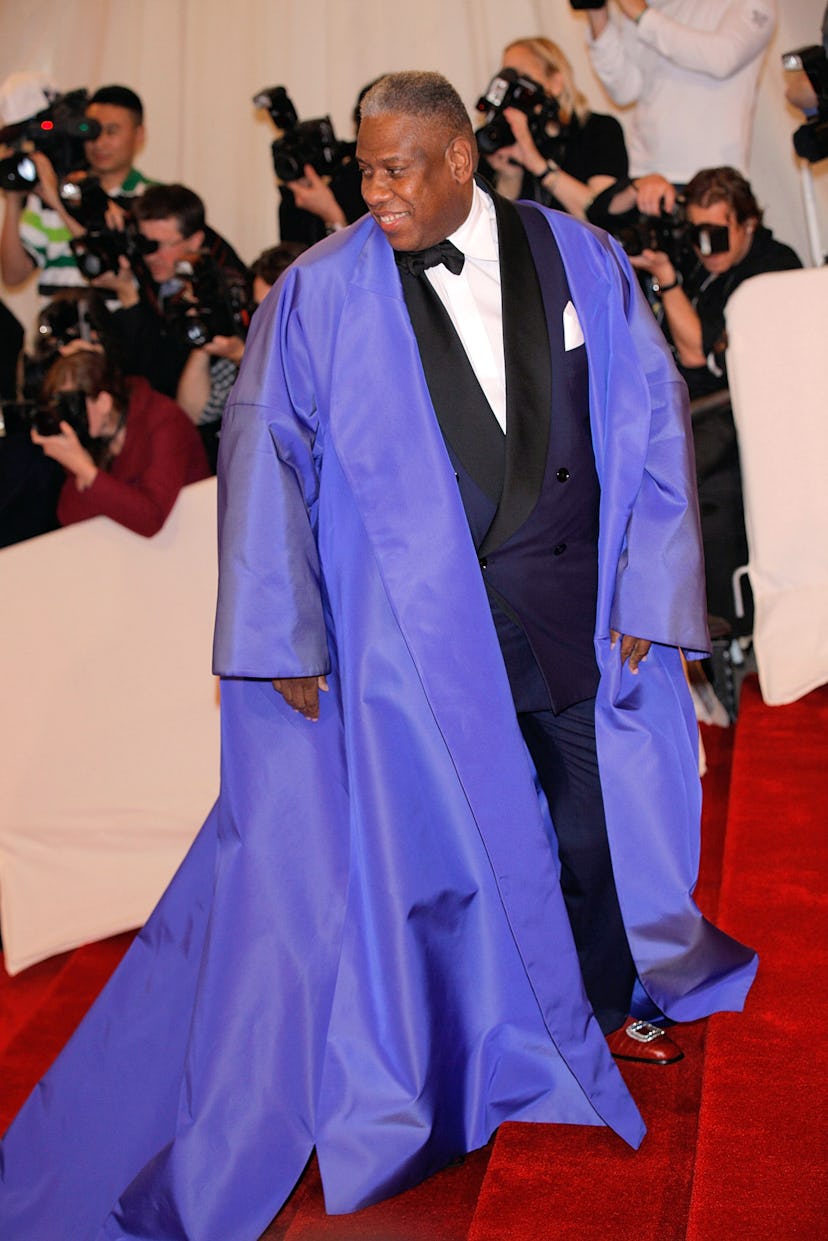 Andre Leon Talley's Met Gala 2011 outfit. 