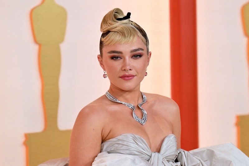 Florence Pugh's red carpet style at the 2023 Oscars. 
