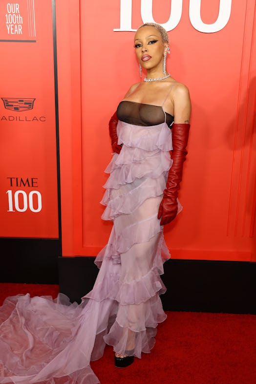 Doja Cat’s sheer dress