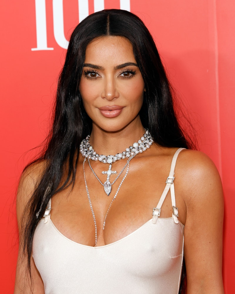 Kim Kardashian's red carpet look at the 2023 Time100 Gala. 