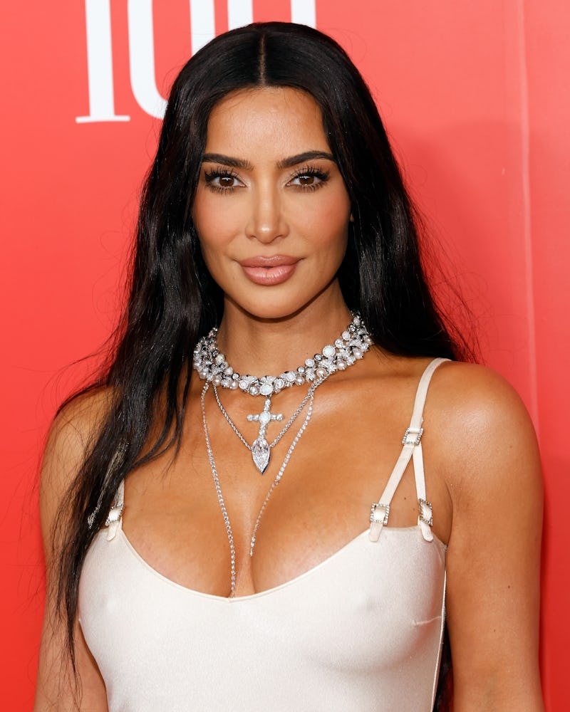 Kim Kardashian's red carpet look at the 2023 Time100 Gala.